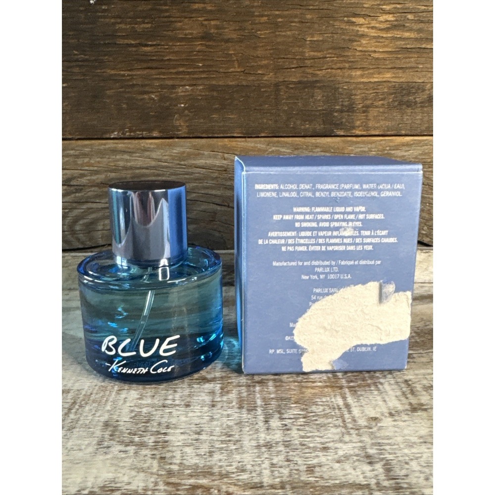 Kenneth Cole Blue for Men Eau de Toilette 1oz Sealed | MSRP = $48 - Picture 2 of 3